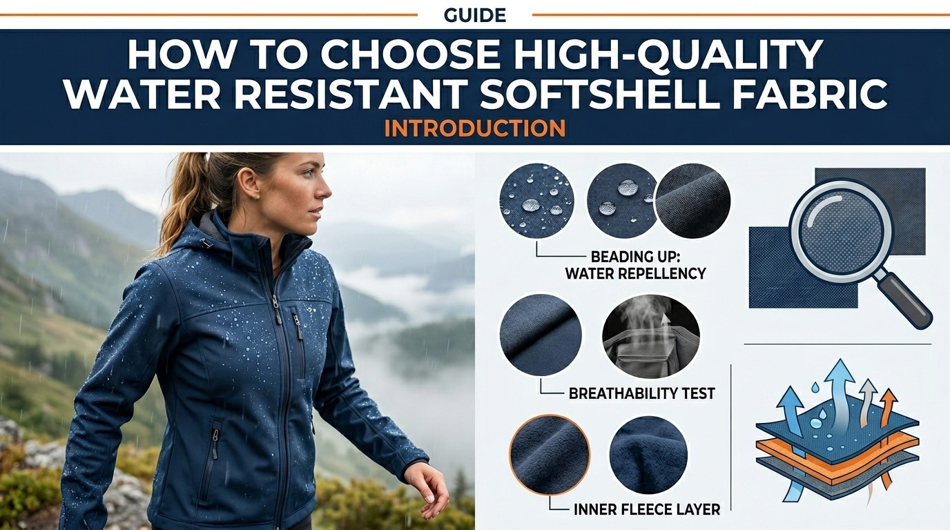 نحوه انتخاب پارچه Softshell مقاوم در برابر آب با کیفیت بالا